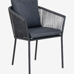 House Nordic – Matstol SALERNO Uppsättning om 4 – Grå – Matstolar – Från Homeroom