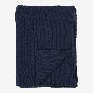 House Nordic – Pläd Santos – Blå – Filtar & plädar – Från Homeroom