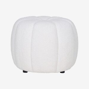 House Nordic – Puff Paisley – Vit – Fotpallar & puffar – Från Homeroom