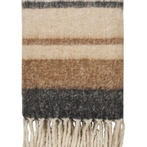 House Nordic – Rutig, Carmel – Flerfärgad – Filtar & plädar – Från Homeroom