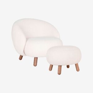 House Nordic – Savona set, – Vit – Fåtöljer – Från Homeroom