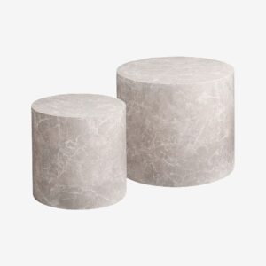 House Nordic – Soffbord, Prague – set om 2 – Grå – Soffbord – Från Homeroom