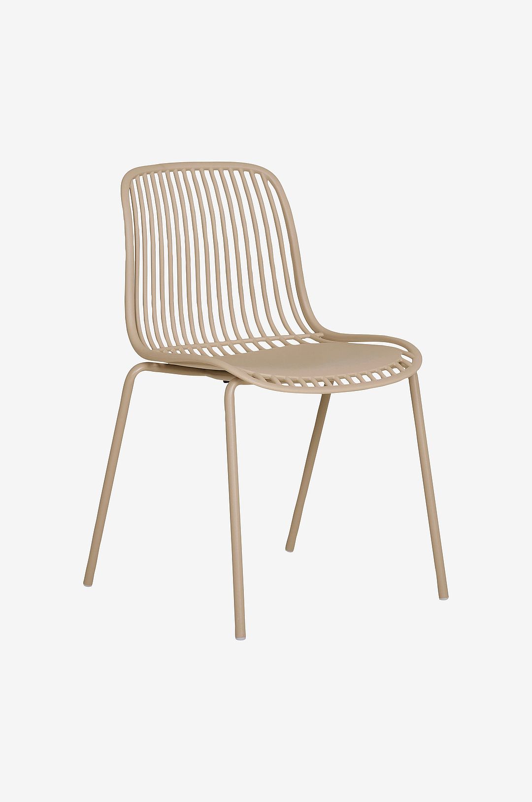 House Nordic – Utemöbler Branson – Set om 4 – Beige – Matstolar – Från Homeroom