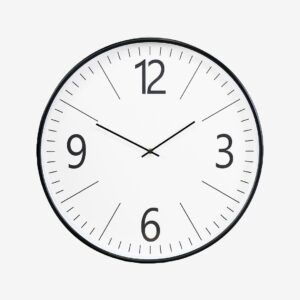 House Nordic – Väggklocka Biel – Svart – Väggklockor & bordsur – Från Homeroom