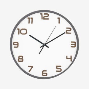 House Nordic – Väggklocka Greenwich – Grå – Väggklockor & bordsur – Från Homeroom