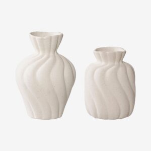 House Nordic – Vas – set om 2 – Vit – Krukor & vaser – Från Homeroom