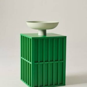 IKSEON sidobord 40×40 cm Grön