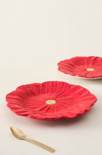 IONE tallrik ø 26,5 cm 2-pack Röd