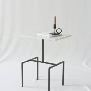 IRVINGTON sidobord 30.5×48 cm Vit