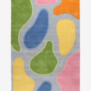 InHouse Group – Ullmatta Amoboes Small – Blå – Ullmattor – Från Homeroom