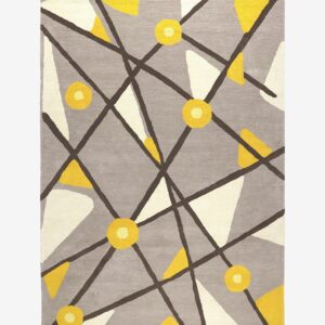 InHouse Group – Ullmatta Geometry – Grå – Ullmattor – Från Homeroom