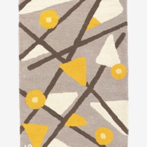 InHouse Group – Ullmatta Geometry Small – Grå – Ullmattor – Från Homeroom