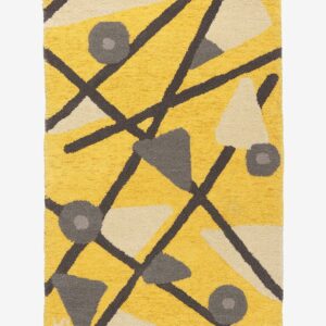 InHouse Group – Ullmatta Geometry Small – Gul – Ullmattor – Från Homeroom