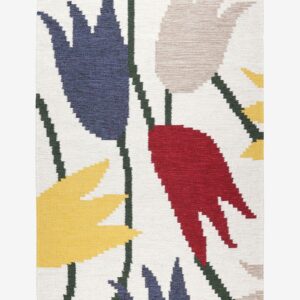 InHouse Group – Ullmatta Loupelou by Louise Videlyck – Röd – Ullmattor – Från Homeroom