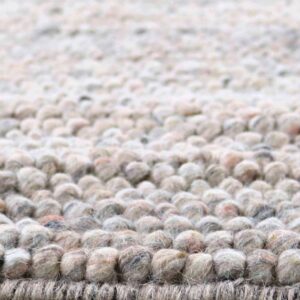 InHouse Group – Ullmatta Nature, rund – Rosa – Ullmattor – Från Homeroom