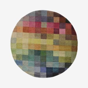 InHouse Group – Ullmatta Palett, rund – Flerfärgad – Ullmattor – Från Homeroom