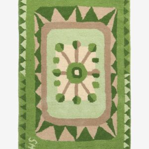 InHouse Group – Ullmatta Zigzag Small – Grön – Ullmattor – Från Homeroom