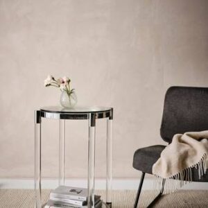 JAZZY sidobord ø 47,5 cm Plexiglas