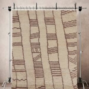 JEEMA ullmatta 200×300 cm Brun/beige