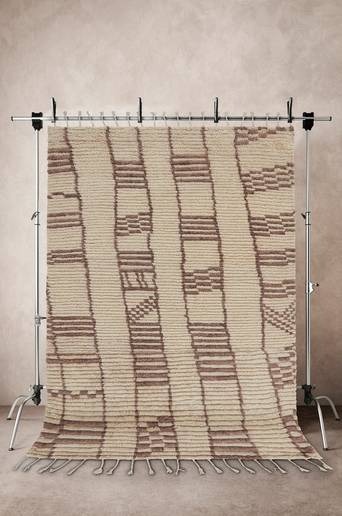 JEEMA ullmatta 200×300 cm Brun/beige