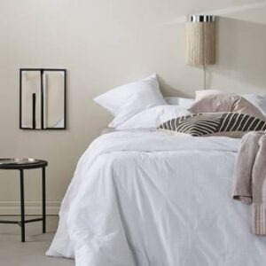 JESS påslakanset dubbelsäng Kritvit