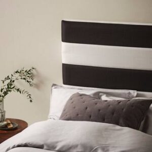 JOE sänggavel 90 cm Svart/vit