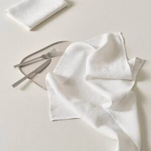 JONIE kökshandduk i linne 2-pack Naturvit