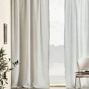 JONIE linnegardin 2-pack Ljusgrå