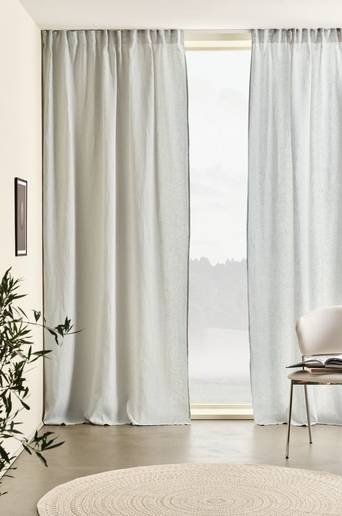 JONIE linnegardin 2-pack Ljusgrå