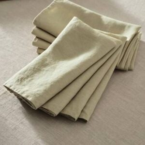 JONIE linneservett 8-pack Grönbeige