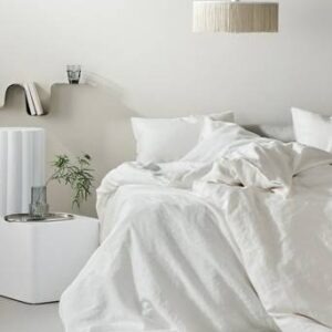 JONIE påslakanset enkelsäng Benvit