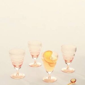 JOVI vinglas 4-pack Ljus aprikos