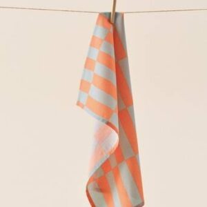 JUNA kökshandduk 1-pack Blå/rosa