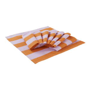 JUNO servett 8-pack Lila/orange