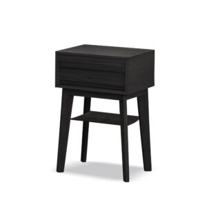 Jensen Eicon Sängbord 39×34.8×62 Svart