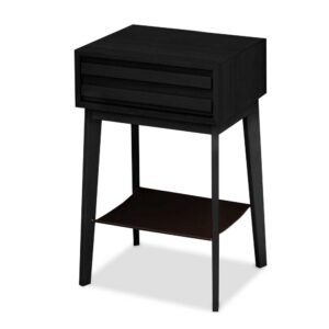 Jensen Eicon Tall Högt Sängbord 45x40x72,5 Svart