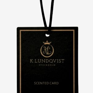 K. Lundqvist Stockholm – Doft Kort White Pearls – Svart – Doftljus & doftpinnar – Från Homeroom