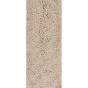 KALEI gångmatta 70×250 cm Naturvit