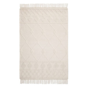 KANPUR Ullmatta 160×230 Vit