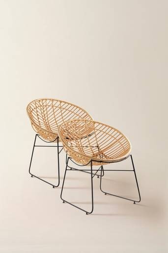 KASAI stol 2-pack Natur