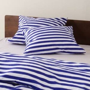 KAYO örngott 2-pack 60×50 cm Klarblå/vit