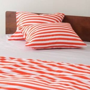 KAYO örngott 2-pack 60×50 cm Mandarin/vit