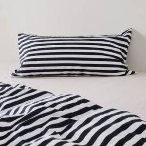 KAYO örngott 90×50 cm Svart/vit