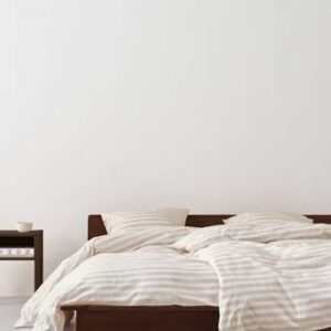 KAYO påslakanset enkelsäng Beige/vit