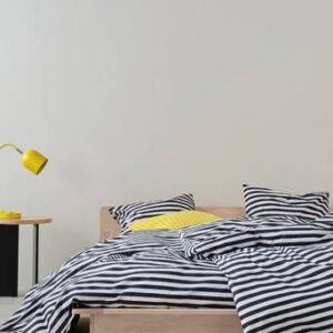 KAYO påslakanset enkelsäng Svart/vit