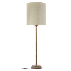 KENT Bordslampa 61cm Krom/Linne