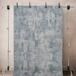 KETA slätvävd matta 170×240 cm Grönblå