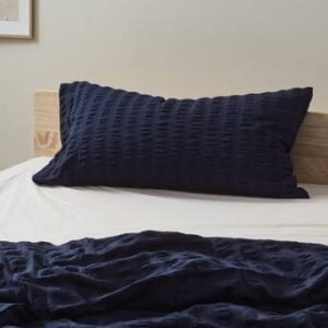 KIMMI örngott 90×50 cm – ekologisk Midnatt