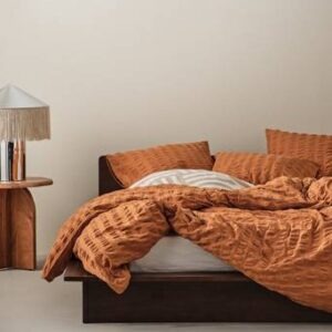 KIMMI påslakanset dubbelsäng – ekologisk Curry