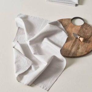 KIT kökshandduk i linne Ljusgrå